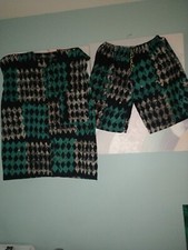 African Print Ankara Two Piece Unisex Short Casual Set Size M