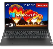V15 15.6" FHD Business Laptop Computer, Intel Dual-Core Processor, 16GB DDR4 ...