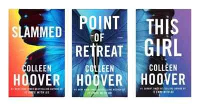 Slammed Series 3 Books Collection Set By Colleen Hoover NEW Paperback