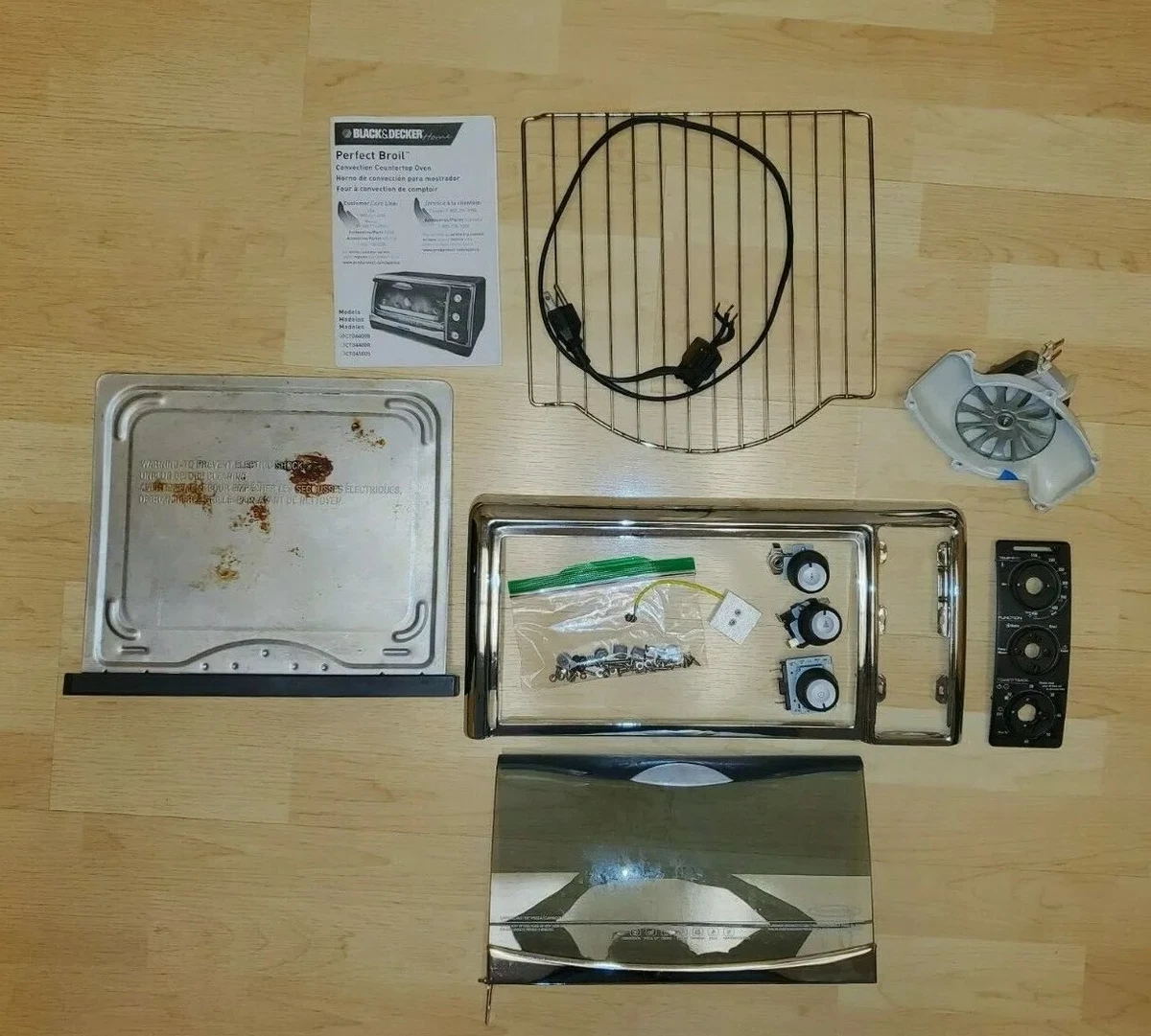 Black & Decker Spacemaker Toast-R-Oven Toaster Oven TRO400TY3 Parts - Manual