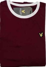 Image of LYLE AND SCOTT SHORT SLEEVE CREW NECK CONTRAST T-SHIRT