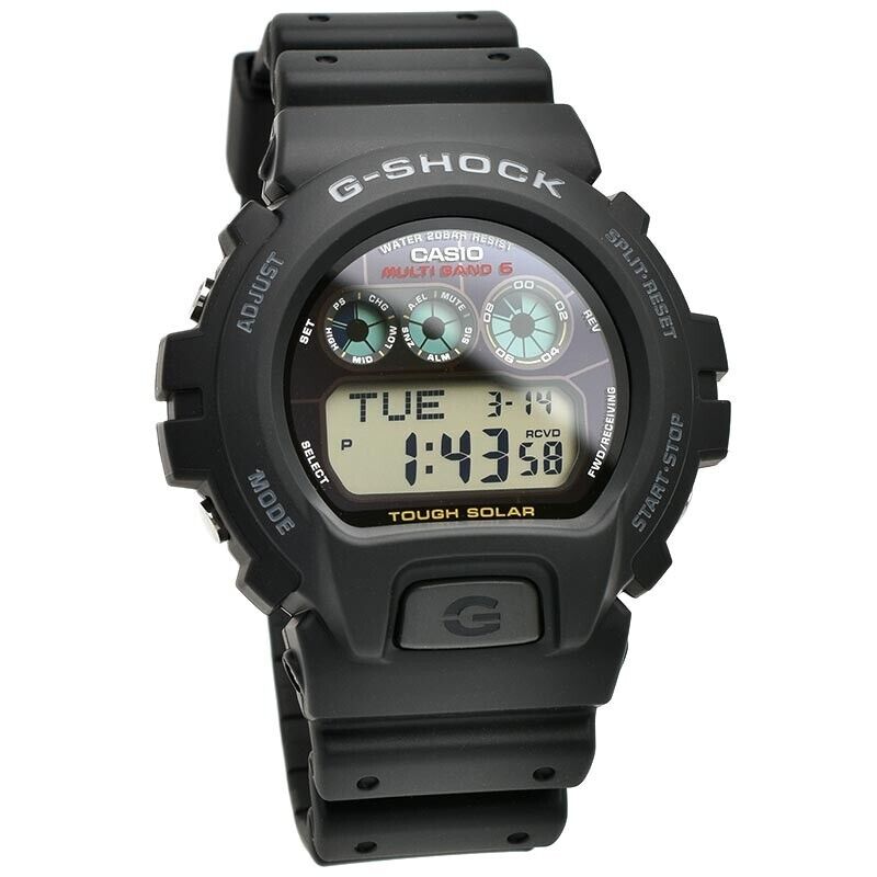 CASIO G-SHOCK GW-6900-1JF Black Tough Solar Atomic Radio Men CASIO G-SHOCK GW-6900-1JF Black Tough Solar Atomic Radio Men