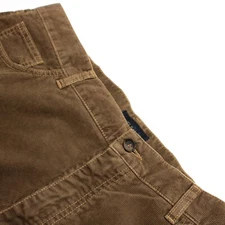 Scott Barber NWT Cotton Blend Five Pocket Jean Cut Corduroy Pants Size 40 Brown