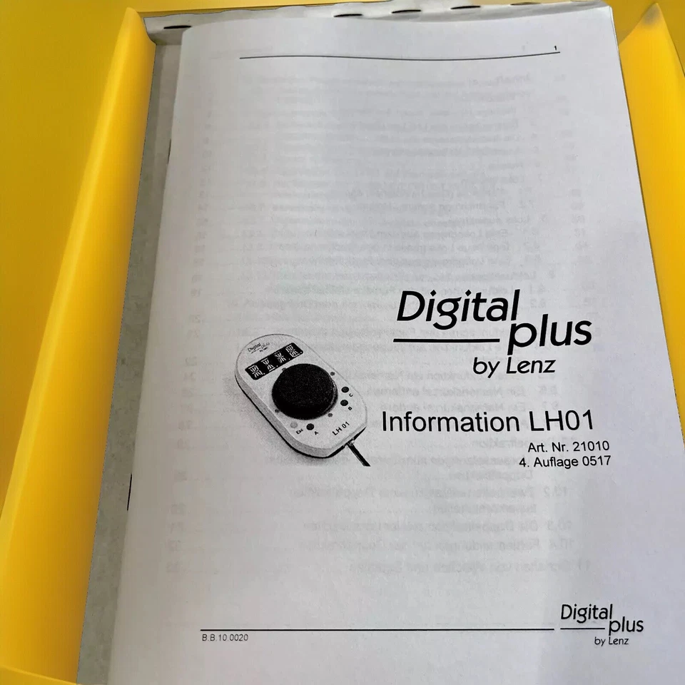 Lenz DCC LH01 ~ New~ (Handheld Throttle only) Digital Plus XpressNet Controller. - Image 2 of 4