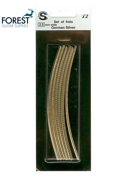 Nickel silver guitar fretwire 6150 size modern JUMBO set (2.5 mm) Sintoms
