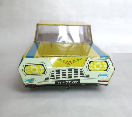 Auto della polizia giocattolo vintage URSS anni 60. Modello grande in metallo 40 cm - Foto 6 di 10