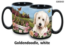 Garden Party Mug - White Goldendoodle