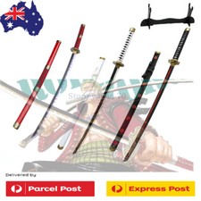 ONE PIECE Roronoa Zoro Newest 3 Swords Set 104cm Cosplay Prop Wooden Solid Form