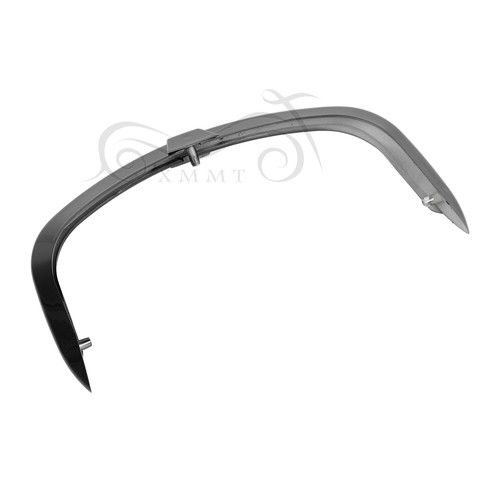 Motor Black Rear Fender Edge Trim Tip Trailing For Harley Softail Deluxe FLSTN - Picture 5 of 12