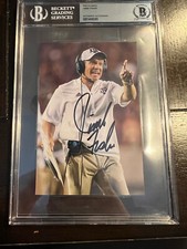 Jimbo Fisher signed autograph auto College Football Coach Picture TAMU BAS Slab
