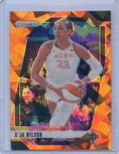 2024 Panini Prizm WNBA A'JA WILSON #86 ORANGE ICE PRIZM ACES