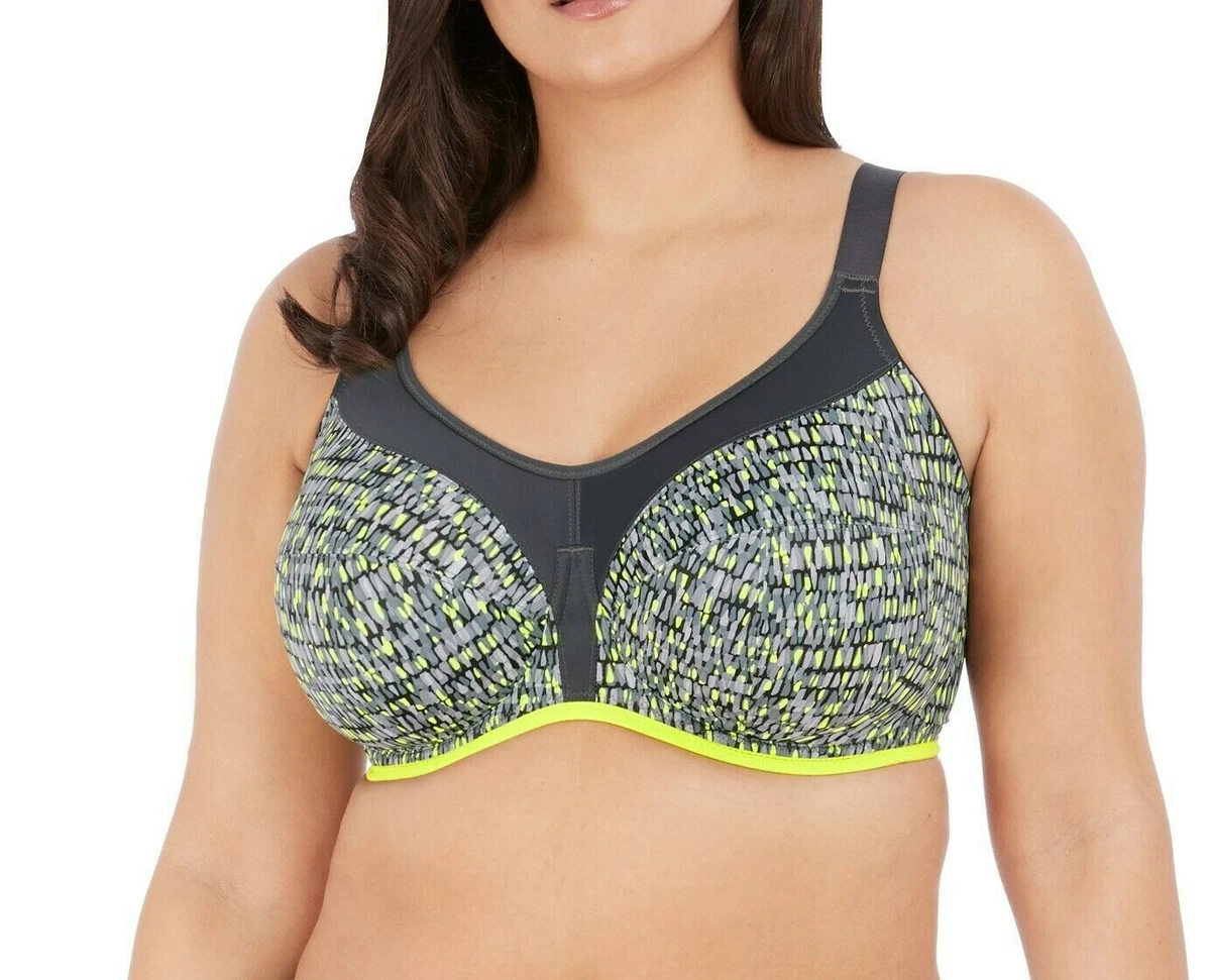 Elomi Energise Sports Bra in Lime Twist EL8042 High Impact