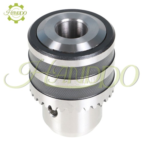 Drill Chuck Heavy Duty 1/32" - 5/8" With MT2-JT3 Shank and Key - Picture 7 of 8
