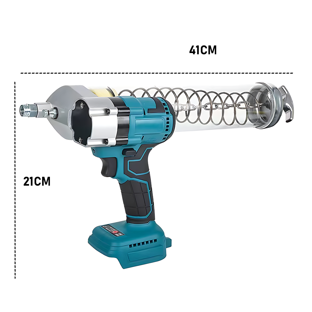 Brushless Electric Caterpillar Grease Gun 600cc Cartridges 12000PSI