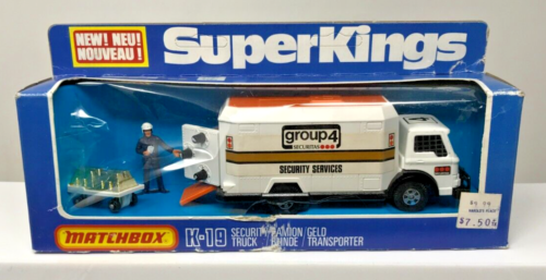 MATCHBOX SUPERKINGS K-19 SECURITY TRUCK GROUP 4 SECURITAS M181