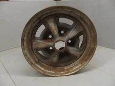 VINTAGE STEEL  14" WHEEL RIM 14X6  5X4.75 LUG PATTERN    SEE DETAIL