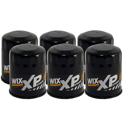 Wix Xp Set 6 Engine Motor Oil Filters For Chevy Lexus Pontiac Suzuki Toyota L4