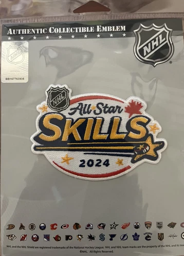 2024 NHL ALL STAR GAME SKILLS PATCH TORONTO MAPLE LEAFS JERSEY STYLE LIMITED - Picture 1 of 1