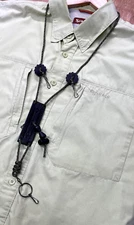Fly Fishing Lanyard - Paracord and Leather, Handcrafted in CO USA
