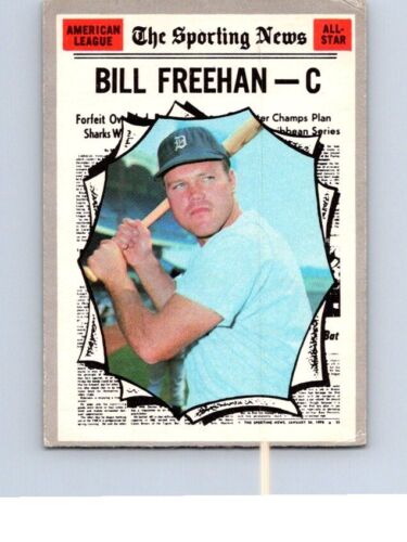 BASEBALL CARD TOPPS 1970 DETROIT TIGERS BILL FREEHAN SPORTING NEWS ALLSTAR #0189
