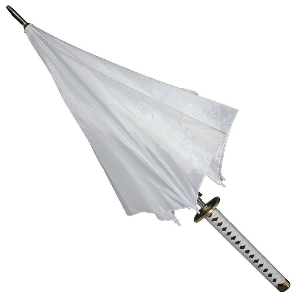 One piece Zoro Wado Ichimonji Katana Handle Umbrella White - for Display - Image 3 of 3