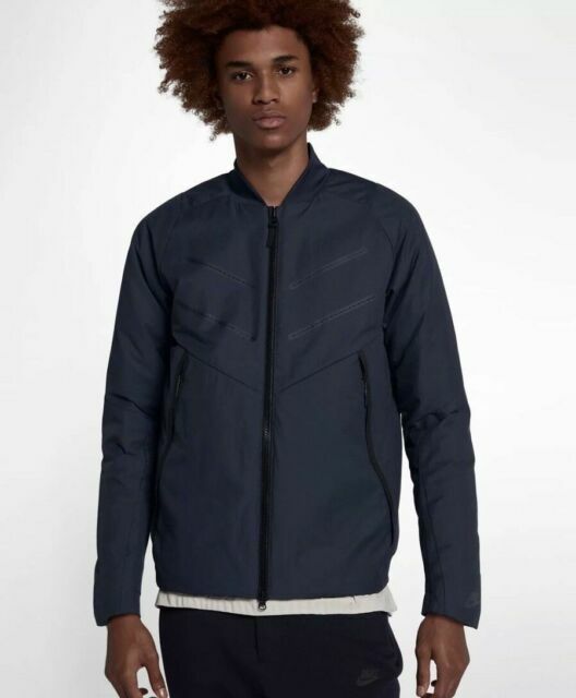 nike tech fleece aeroloft bomber jacket