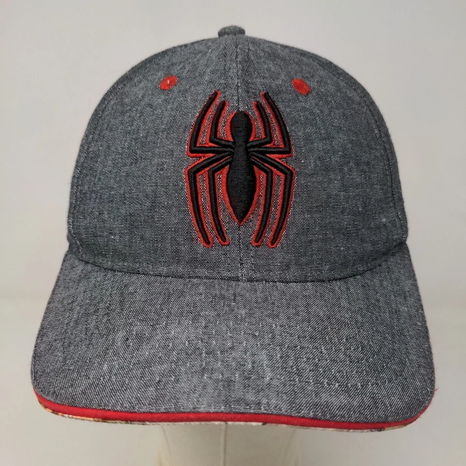Gorra Marvel Niños Niño Spiderman Snapback Gris OS Bordada Logo Grande Foto 2 de 4