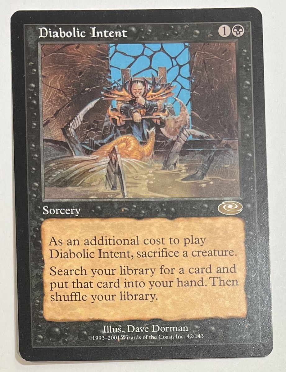 MTG DIABOLIC INTENT Planeshift (OldManMTG 002-603) | eBay