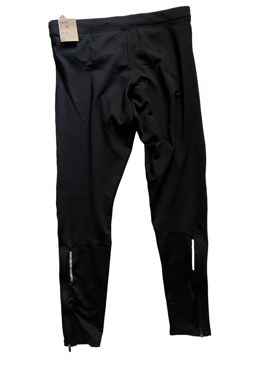 Nike Dri-Fit Challenger Running Tights Mens L CZ8830-010 Black