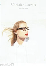 ADVERTISING ADVERTISING 066 2012 les lunettes Christian Lacroix
