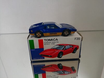 Tomica F35 Ferrari 308 GTB Japan 1:60 Near Mint in Box | eBay