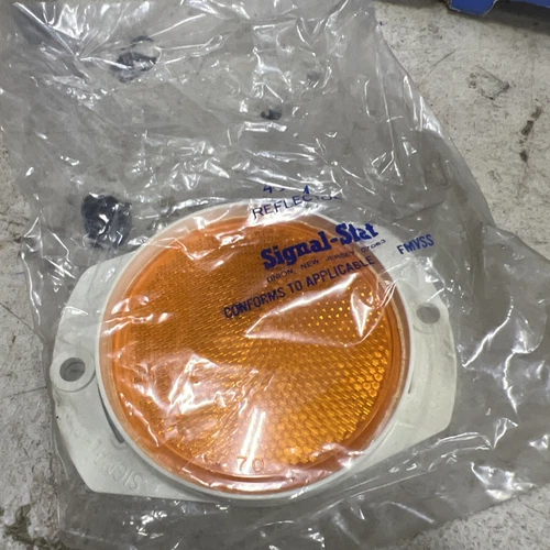 Signal Stat 42 A Truck Tractor Trailer Reflector Orange Amber