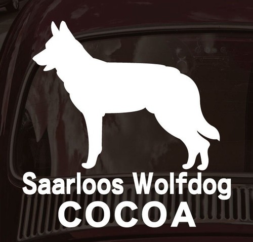 Dog Series4 (R–Y), Personalized Pet 3M Silhouette Car Stickers, Custom Text - Picture 21 of 57