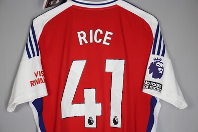 NWT ARSENAL LONDON ADIDAS 2024/2025 FOOTBALL HOME SHIRT JERSEY #41