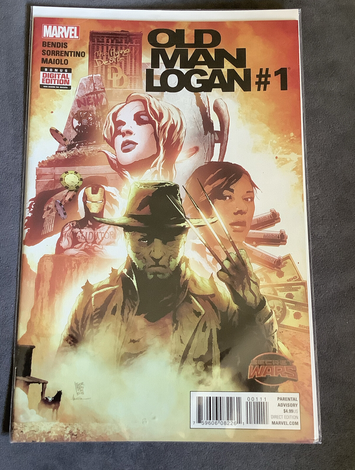 OLD MAN LOGAN #1 Marvel 2015 Wolverine 1st Print