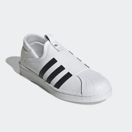 Adidas Women s Superstar Slip On White Black IE0399 Expeditedship