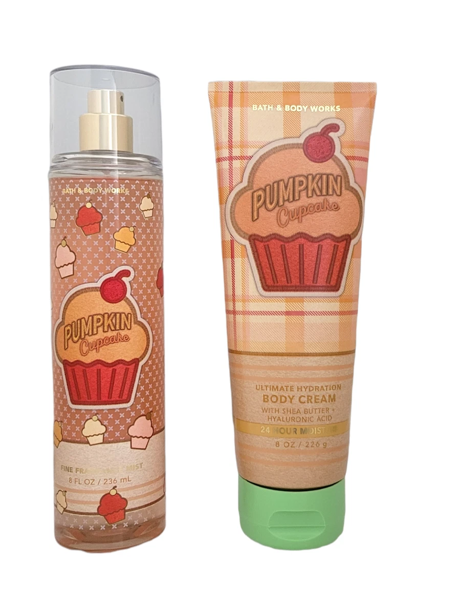 Bath Body Works PUMPKIN CUPCAKE Fine Fragrance Mist Body Cream