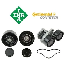 For BMW E82 E88 E92 135i 335i xDrive X1 Drive Belts Tensioner w/ Pulleys KIT OEM