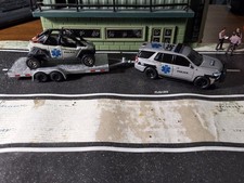 Greenlight Police Chevy Tahoe Urban Search & Rescue one of a kind awesome set!