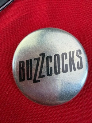 VTG Collectible Retro Button Buzzcocks Hat badge punk rock band