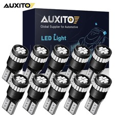 10pcs 194 168 Red T10 Wedge Car LED Light Dome Bulbs Globes Trunk License Light