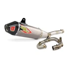 Pro Circuit Ti-6 Full Ti Exhaust System Carbon Cap 2024+ Kawasaki KX450 0322445F