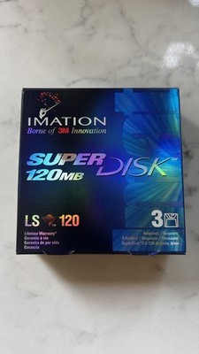 IMATION 3M LS-120 SUPER DISK 120MB x3