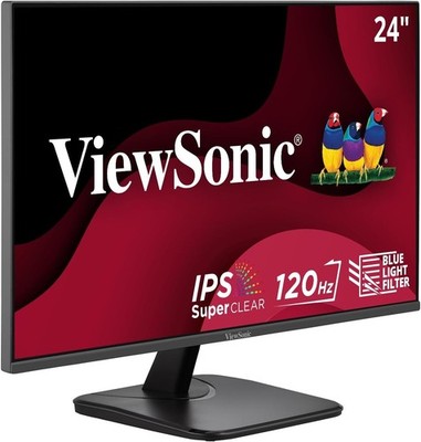 ViewSonic VA2456A-MHD 24 Inch 1080p IPS 120Hz Monitor HDMI DisplayPort VGA