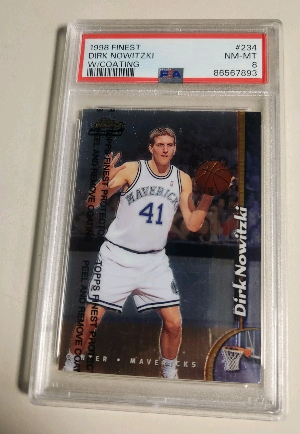 1998-99 Topps Finest - Dirk Nowitzki #234 (RC)