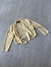 White House Black Market Cropped 3/4 Sleeve Shrug Summer Cardigan M