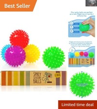 Durable Multicolor Sensory Balls   5 Pack Stress-Relief Toys for All Ages