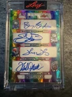 2026 Leaf Spectacular The 4 Pillars Auto 3/3 Sanders Smith Thomas Davis