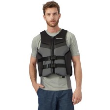 Sea-Doo Airflow Unisex PFD Life Vest Jacket USCG Approved Black Grey 2XL Unisex