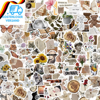 200 StüCk Vintage Sticker Aufkleber Set Wasserfest FüR Scrapbooking Journal